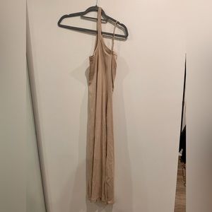 Aerie one shoulder ribbed mini dress size XS